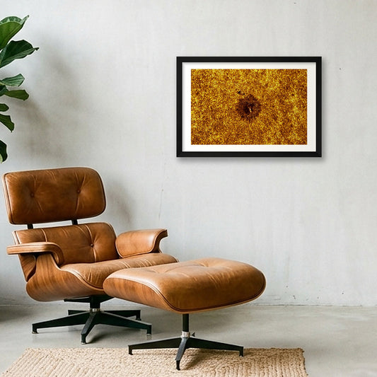 Convective Cells and Intergranular Filigree — 45×30cm, 18×12" Black Frame